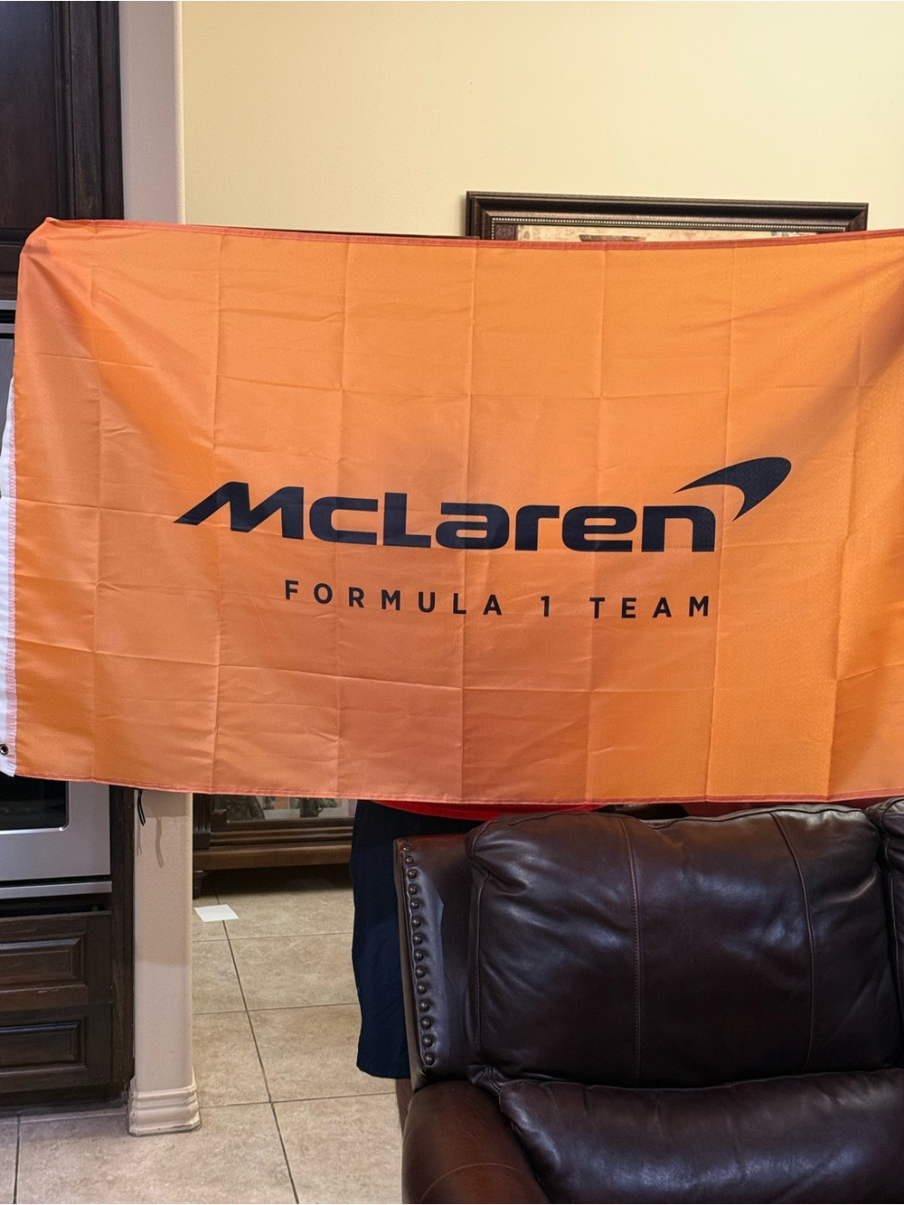 McLaren Formula 1 Team Orange Flag / Banner